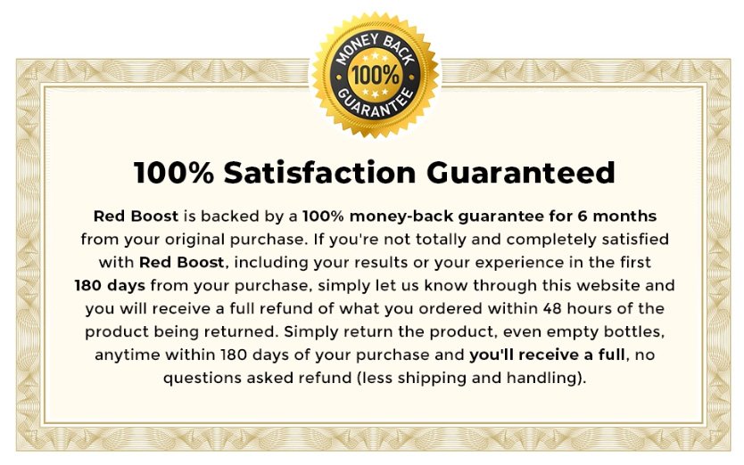 red boost guarantee